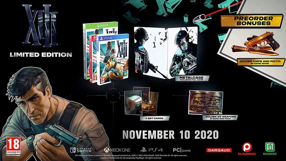 XIII in arrivo su ps4 xone pc e switch